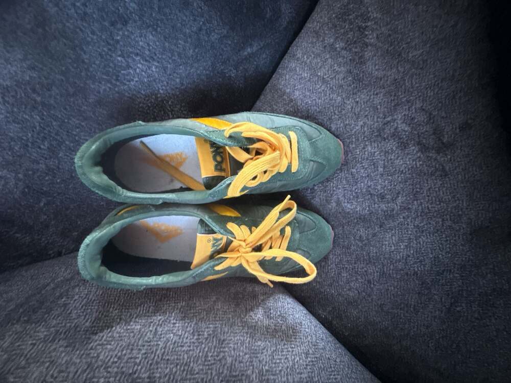 Pony Green and Yellow Low-Top Sneakers Shoes